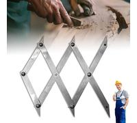 Picket Master Pro 3 Point Center Finder For Precise Measurements,Equidistant Measuring, Marking, Layout Tool, Equal Spacing Layout Tool for Welding and Woodworking (1pcs)