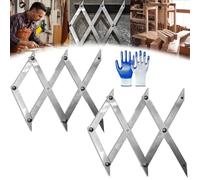 Picket Master Pro 3 Point Center Finder for Precise Measurements, Woodworking Center Finder Marking Tool, Center Finding Tool, Marking Layout Tool, Quickly & Accurately Locate & Set Positions (2)