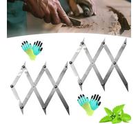 Picket Master Pro 3 Point Center Finder for Precise Measurements, Woodworking Center Point Finder Marking Tool, Equidistant Measuring Tool, Marking Equal Spacing Layout Tool for Woodworking (2Pcs)