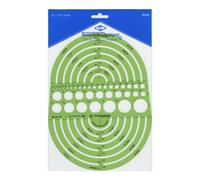 Pickett Circle Radius Master Template, Circle Range Size 3/64 to 7-1/2 Inches (1202I)