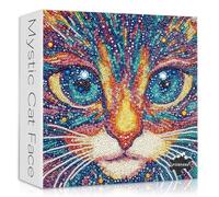 PICKFORU Cat Puzzles for Adults 1000 Pieces, Impossible Mosaic Kitten Puzzle Unique Art, Animal Kitty Cat Jigsaw Puzzle Difficult, Colorful Hard Challenging Puzzle