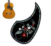 Pickguard for Acoustic Guitar, Guitar Pickguard, String Instrument Scratch Proof Sticker - Vintage Scratch Resistant Guard Sticker for Acoustic Guitar Repair