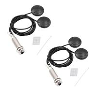 Pickguard Guitar Part 2X Acoustic Electric Piezo Transducer Microphone Contact For Guitar Violin Ukulele Mandolin