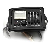 Pickguard Guitar Part 4 Band Acoustic Guitar Piezo Pickup With Micro Board Tuner EQ Wooden Guitar Equalizer Accessories