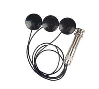 Pickguard Guitar Part Acoustic Guitar Pickup Piezo Transducer 6.35mm 3 In 1 Microphone Contact Self-adhesive Mono