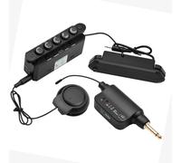 Pickguard Guitar Part Resonance Acoustic Soundhole Pickup Wireless Vibration Pickup Sound Pick-up Delay/Reverb/Chorus Effects
