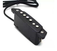 Pickguard Guitar Part Six-string Guitar Pickup No Hole Required 40-inch Folk Guitar Pickup Matte Black Sound Hole Pickup