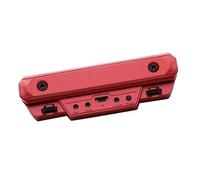 Pickguard Guitar Part Sound Hole Pickup Dual Mode Playing Board Folk Acoustic Guitar Without Opening Hole(Red)