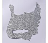 Pickguard Guitar Part Suitable For 4-string J/B Pickguard Electric Guitar Pickguard Guitar Accessories(Silver A)