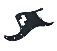 Pickguard Modern Standard 13 Hole Precision Bass Pickguard Aluminum For PB Pickguard Pickguard Backplate Set(Black)