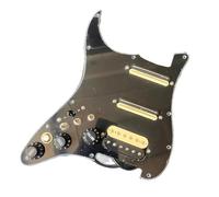 Pickguard Pickup Split Coil Mini Zebra Humbucker Pickups Left Handed Loaded SSH Pickguard Set Kill Switch Output Mute Switch Guitar Parts