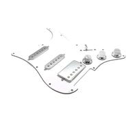 Pickguard Pickup SSH Loaded Prewired Electric Guitar Pickguard Set Pickups For FD ST Style Electric Guitar Silver