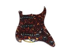 Pickguard Pickups 7 Voices Prewired Pickguard Harness Guitar Pickup WVS 60's Alnico5 SSS Single Coil Pickup(I)