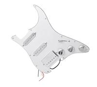 Pickguard Pickups SSH Silver Brass Cover Humbucker Guitar Pickguard Loaded Prewired Scratchplate Durable Assembly