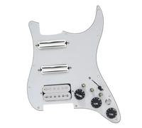 Pickguard Pickups ST Guitar Prewired Pickguard Coil Splitting Two Mini Humbucker One Humbucker 9K 9K 15K Silence Converter(H)
