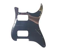 Pickguard Scratch Plate 11 Screw Hole Guitar Pickguard For Stratocaster HH Humbuckers Pickups Scratch Plate NO Control Punch Holes Guitar Accessories (Color : 1Ply Mirror)