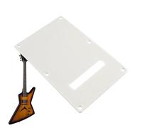 Pickguard Tremolo Cavity Cover, Guitar Back Plate, Multifunctional Guitar Rear Tremolo Cover Backplate Cover, Practical Wear-resistant Guitar Parts Accessories Electric Guitar Neck Plate