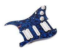 Pickguard with Pickups Guitar Pre-Wired Loaded HSH Pickguard With White Pickup Complete Harness Set For Electric Guitar DIY Parts