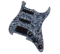 Pickguard with Pickups Prewired Guitar Pickguard Set Multifunction SSH Mini Humbucker Pickup High Output Wiring Harness Set (Color : 04)