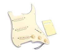 Pickguard with Pickups Prewired Loaded Pickguard SSS Pickups Guitar Single Coil Alnico Pickups Scratch Plate Set