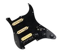 Pickguard with Pickups Prewired Pickguard Pickup With SSH Single Coil Humbucker Pickup For For ST Guitar Parts (Color : 04)