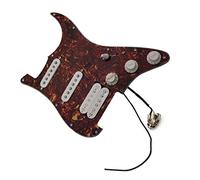 Pickguard with Pickups SSH 7-Way Type Fully Loaded Guitar Pickup Prewired Pickguard Pickup Single Coil Humbucker Pickup (Color : 04)