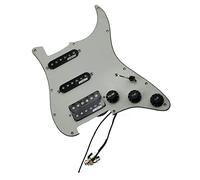 Pickguard with Pickups SSH 7-Way Type Fully Loaded Guitar Pickup Prewired Pickguard Pickup Single Coil Humbucker Pickup (Color : 02)