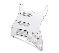 Pickguard with Pickups SSH High Output Loaded Prewired Scratchplate Coil Splitting 2 Mini Humbucker For Electric Guitar Parts