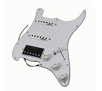 Pickguard with Pickups SSH Type Fully Loaded Pickup Prewired Pickguard Pickup Single Coil Humbucker Pickup For For ST Guitar (Color : 01)