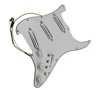 Pickguard with Pickups SSS Upgrade Prewired Pickguard Set Multifunction High Output Mini Humbucker Pikups Sutiable For For ST Guitar (Color : 16)