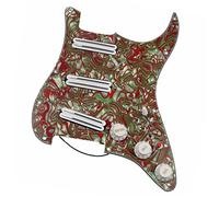 Pickguard With White Pickup Dual Hot Rails Humbucker Pickup Pre-wired Pickguard For For ST Guitar Guitar Replacement Parts