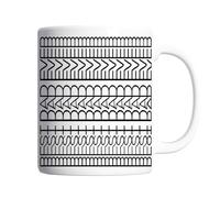 Pickhut Best Dad Ever Hidden Message Gift for Daddy, Funny Secret Pattern Coffee Mug, Full Wrap Ceramic Cup, Unique Father’s Day Gift for Dad, Father, Grandfather, Stepdad, 11oz Dishwasher Safe Mug