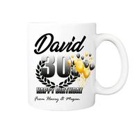 Pickhut Personalised 30th Birthday Name Mug