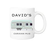 Pickhut Personalised Caravan Mug, Caravan Lover Gift for caravanners Everywhere Mum’s dad’s Granddad Nanny (Design 6)