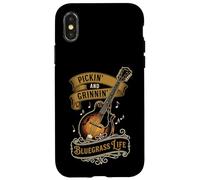 Pickin And Grinnin Bluegrass Life Mandolin Case for iPhone X/XS