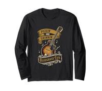 Pickin and Grinnin Bluegrass Life Mandolin Long Sleeve T-Shirt