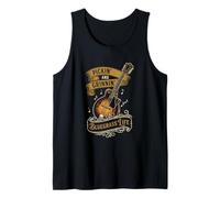 Pickin and Grinnin Bluegrass Life Mandolin Tank Top
