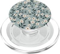 Picking Daisies Cottagecore Aesthetic Blue Phone PopSockets PopGrip for MagSafe