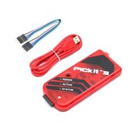 PICKIT 3 Kit3 Programmer PIC AYWHP Microcontroller Programmer Emulator USB Cable for Program Development, Troubleshooting and Development of PC Software and Hardware