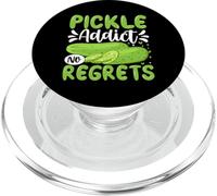 Pickle Addict No Regrets PopSockets PopGrip for MagSafe