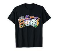 Pickle Ball Boo Creepy Halloween Pumpkin Pickle Ball Lover T-Shirt
