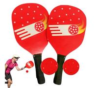 Pickle Ball Pallets, Pallets for Set, Professional Table Tennis Rackets - High Performance Kit with 2 Paddles and 4 Balls, Compact Storage Case for Beginners
