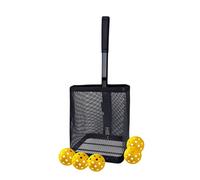 Pickle Ball Picker Upper - 7.9×7.9×10.2 In Telescopic Handle Sport Gear | Multi-Sport Ball Collector Basket | For Youth Teens Athletes Cyclists Golfers Indoor Outdoor
