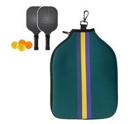 Pickle Ball Racket Cover, Padded Pickle Ball Protection - Paddle Bag Racket Cover, Case with Stand - 24x3 1cm/9x12 inch Pickle Ball Racquet Carrier Case Prote
