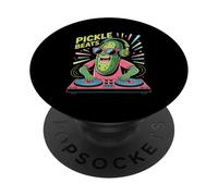 Pickle Beats Dj Music Vibes Soundtrack PopSockets Adhesive PopGrip