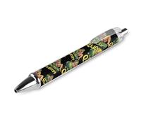 Pickle Beauty Queen Retractable Ballpoint Pens 0.5mm Fine Black Inks Roller Smooth Writing Office Supplies 1 PCS