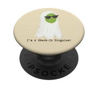 Pickle Boo Halloween Gherk-In Disguise Spooky Season Vintage PopSockets Adhesive PopGrip