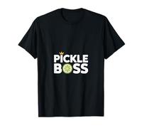 Pickle Boss Crown Dill Slice Funny Pickle Lover T-Shirt