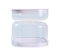 Pickle Container | Pickle Containers Jar 14 Oz with Timer Lid,Airtight Pickling Box with Strainer | for Flour Candy Oats Kitchen Sugar Cookie Pantry Meal Prep Yogurt Butter Jam