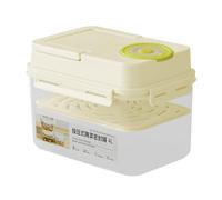 Pickle Container,Press-type 4L Korean Pickling Leakproof Storage | Leakproof Airtight Pickle Container | for Sauerkraut Food Cooking Home Kitchen Refrigerator Camping Picnic Pantry